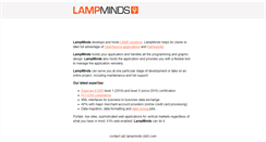 Desktop Screenshot of lampminds.com